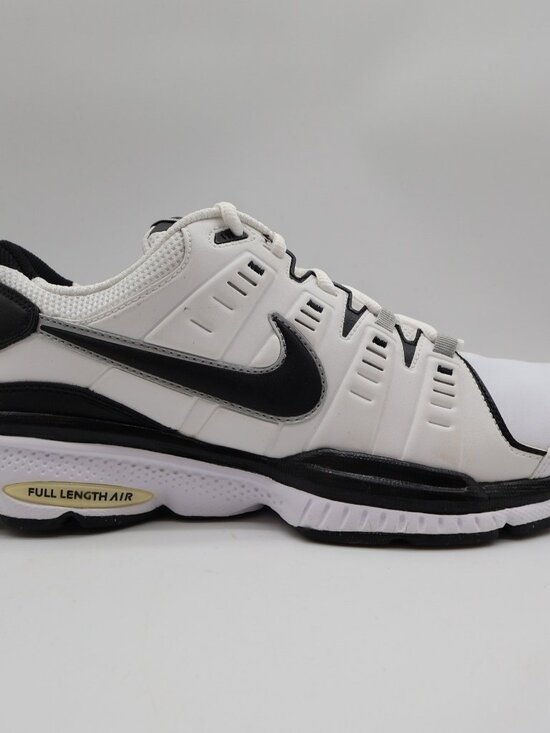 Nike Air Edge TR 09 SL Mens 9 White Black Metallic Silver Training Sneakers main image 5